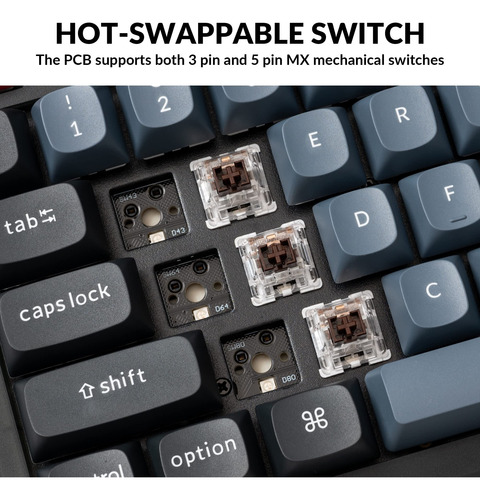 Teclado Mecánico Keychron V6 Qmk/via 108 Teclas