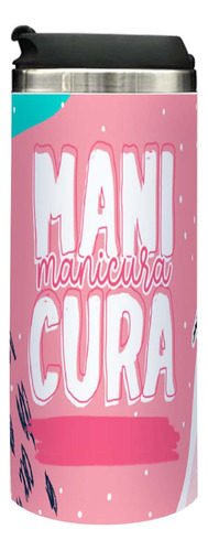 Termo Lata, Flork, Manicura, Para Regalo, 450ml, Meme