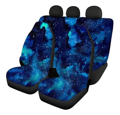 Tsvaga Blue Galaxy Universe Car Seat Covers Full Set Univers