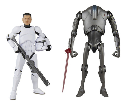 Star Wars Soldado Clon Fase I Y Superdroide De Combate