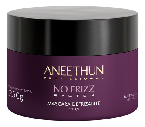 Máscara Aneethun No Frizz System 250g E Pente Beauty Secret