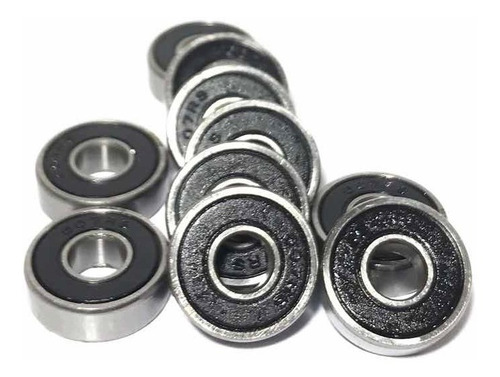 Rolamentos 607 2rs Kit Com 10 Peças 7x19x6