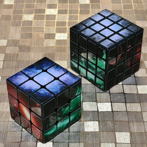 Stickers Para Cubo 4x4 Space Especiales Tipo Rubik