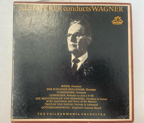 Cinta Carrete Klemperer Conducts Wagner. 7 1/2. Angel Stereo