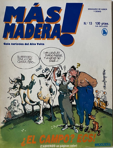 Más Madera! Nº 13 Humor Juvenil España, 1986, Ex03b4