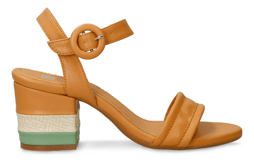 Sandalias Camel Bata Harti Mujer