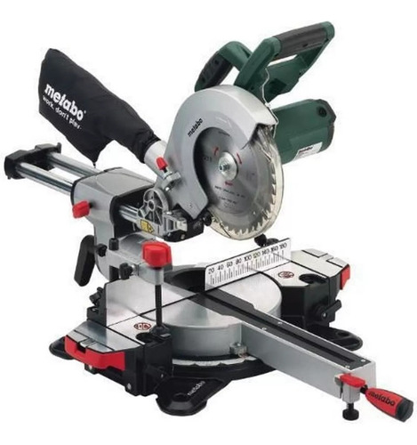 Sierra Ingletadora Telescopica 255mm 1800w Metabo Kgs 254 M