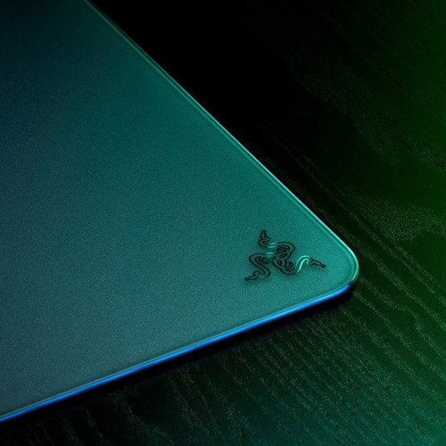Mouse Pad Gamer Razer Atlas Tempered Glass Black Color Negro