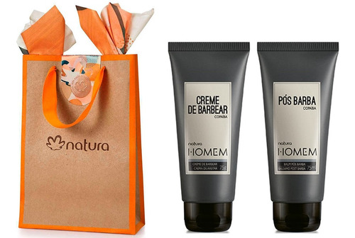 Homem Barba Set (crema Afeitar Y Balsamo Post Barba)