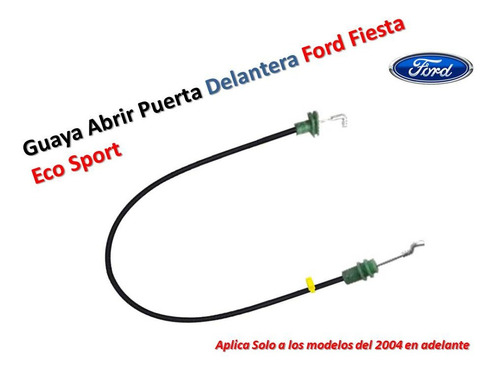 Guaya Puerta Ford Fiesta Ecosport Delantera