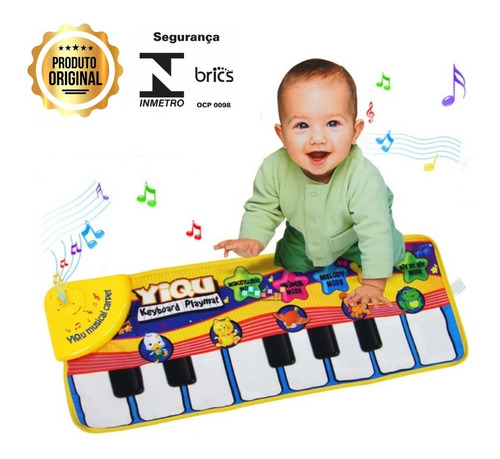 Flavor Footpad extent Piano De Chão Musical Infantil Teclado De Pé Tapete | Parcelamento sem juros