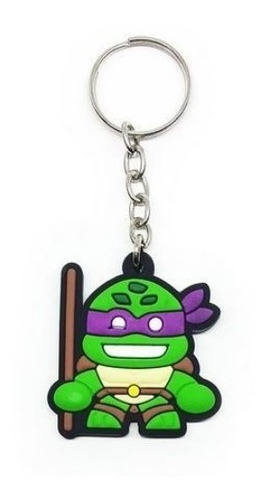 Imagem 1 de 1 de Chaveiro Geek Nerd Tartarugas Ninja Donatello