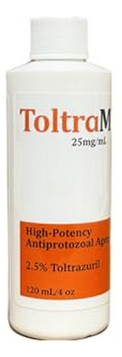 Toltrazuril 2 5% Para Caballos, Perros, Gatos - 120ml-4oz
