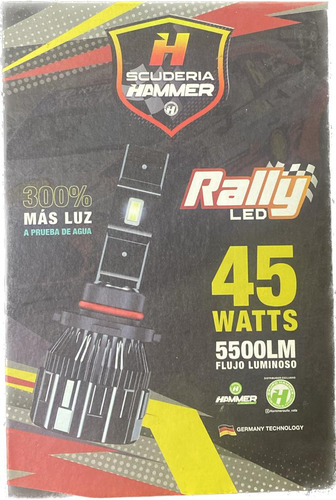 Luces Led 9006 5.500 Lúmenes 45 Watt  Hammer Rally 