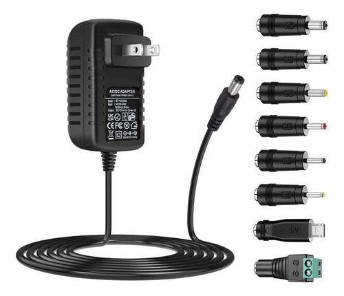 Guanting Adaptador De Ca Universal 12v 2a Cargador De Fuente