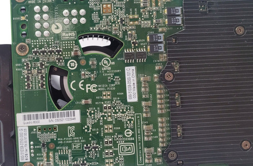 Tarjeta De Video Nvidia Quadro 6gb 6000 Gddr5 Pci-e 384-bit (Usado)