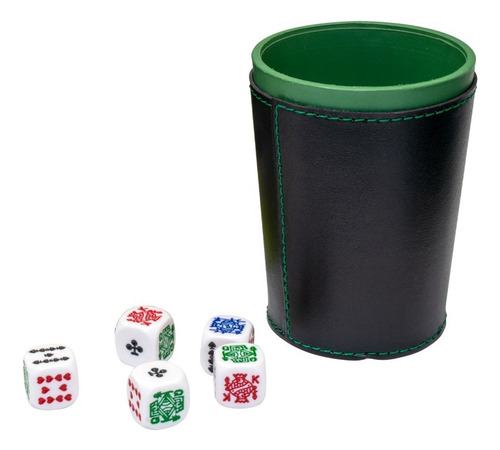 Juegos De Mesa Novelty Cubilete Con 5 Dados