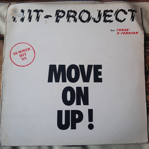 Vinilo Hit Project Move On Up Three X - Tension Hit 89 D2