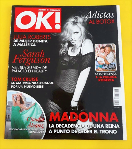 Madonna Revista Ok 2012 Moenia Lucero David Bisbal