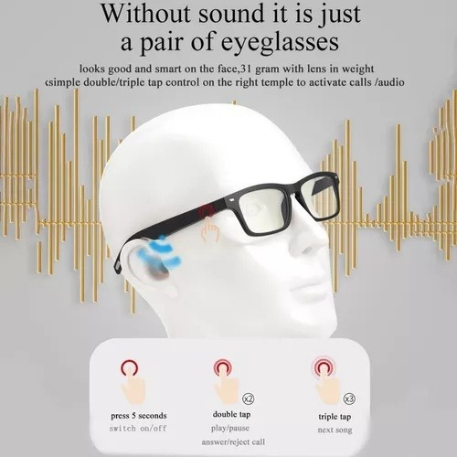 Gafas Bluetooth Inteligentes Con Gafas De Sol Anti-luz Azul