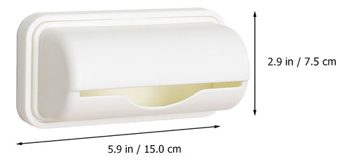 Caja De Almacenamiento Para Bolsas De Basura Con Tapón De De