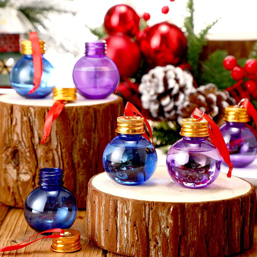 Bolas De Bebida De Navidad De Patelai Adornamiento De Vidrio