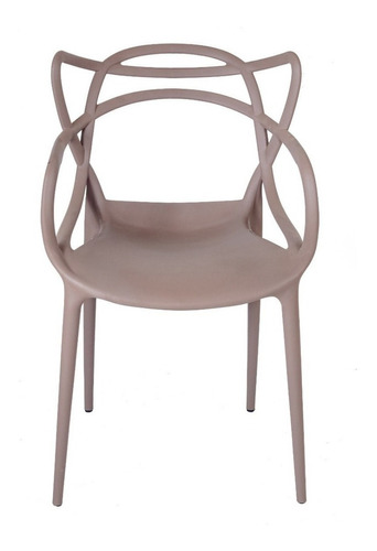 Cadeira de jantar Top Chairs Top Chairs Allegra, estrutura de cor  fendi, 1 unidade