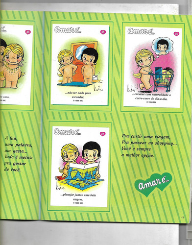 Album De Figurinhas Amar É Ano 1995 + Envelope Incompleto (Usado)