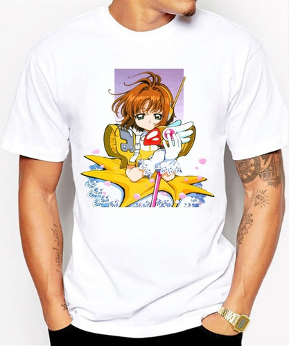 Camisas Para Hombre Sakura Card Captor Diseños Juveniles 