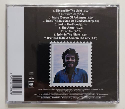 Cd - Bruce Springsteen - ( Greetings From Asbury Park N.j. )