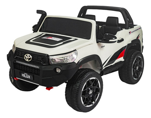 Camioneta A Bateria Toyota Hilux Gazoo Racing Gr Color Blanco