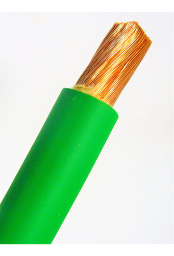 Cable Soldadura Bateria Pie Awg Verde Cobre Epdm Chaqueta