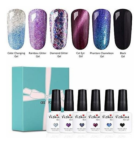 Esmalte De Uñas - Vishine Soak Off Uv Led Gel Nail Polish Gi