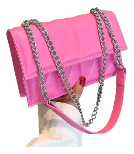 Bolso Cruzado Dama Rosa Regalo Elegante 