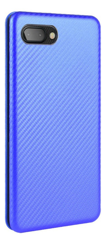 Funda Con Tapa Anticaída De Fibra De Carbono Para Blackberry