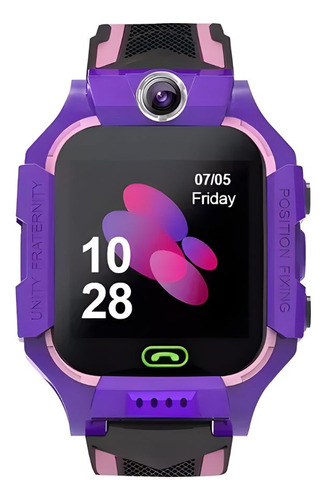Relógio Smartwatch Infantil Com Localizador Gps Violeta