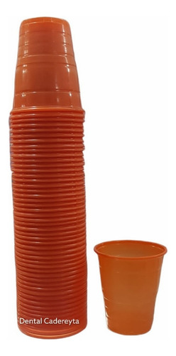 Vasos Desechables De Plástico 5oz Altura7.5cm 650vasos Color Naranja