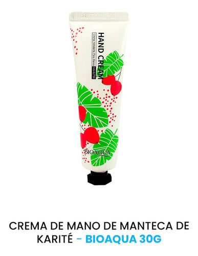 Crema De Mano De Manteca De Karité- Bioaqua