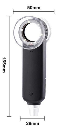 Lupa 30x Con Luces Iluminadas, Lupa Iluminada, Recargable