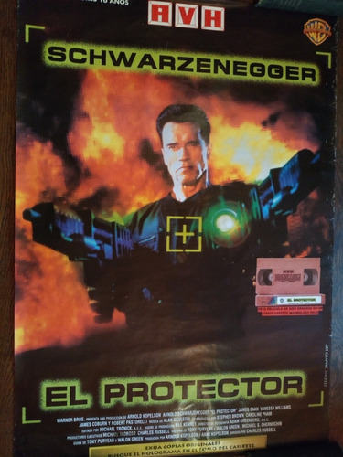 Poster De La Película El Protector Arnold Schwarzenegger