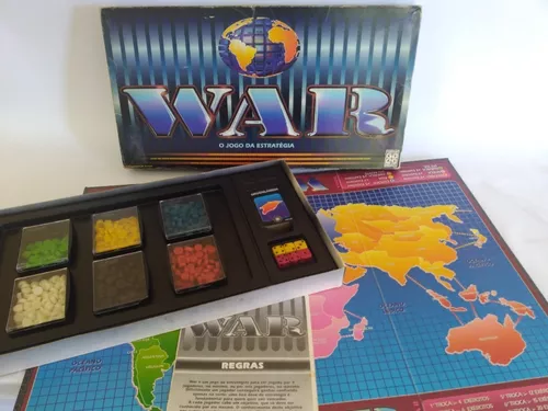 Jogo War ll, Grow, anos 80. Completo, com manual origin