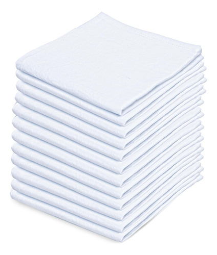 Toallas De Cocina Lito Linen And Towel 33 Cm Blanco ,x 12