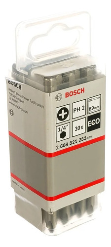 Puntas Ph2 X 3-1/2 Pulg Paquete 30 Piezas Bosch 2608521252