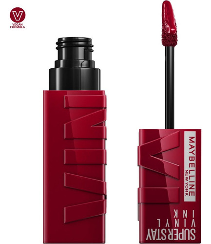 Labial Maybelline Super Stay Vinyl Ink Royal Acabado Brillo