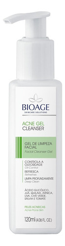 Sabonete Anti Acne  Bioacne Solution Cleanser 120ml Bioage