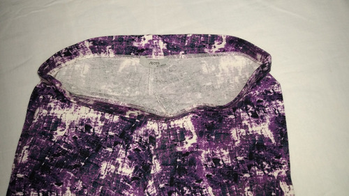 Calza Violeta Negra Y Blanca Ayres Talle 42