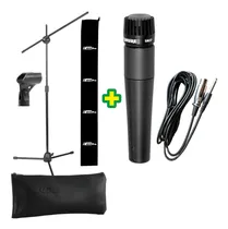 Comprar Combo Microfono Shure Sm57 + Pie + Cable + Pipeta + Funda
