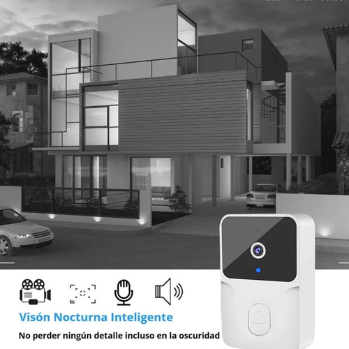 Timbre Inalámbrico Inteligente Seguridad En El Hogar Ipv6 Impermeable Con Cámara Para Visión Nocturna
