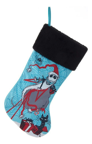 Calcetines De Navidad Estampado Papá Noel Color Azul