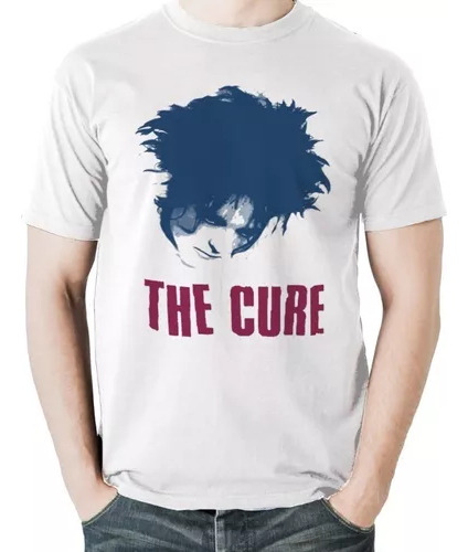 Remera Rock, The Cure Blanca Infantil